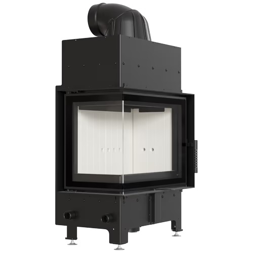 Krbová vložka FLOKI S ľavé presklenie biele ohnisko